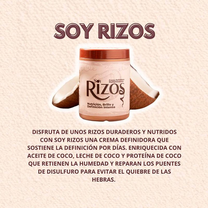 Rizos hidratados y sin frizz por más tiempo! 🌿 | SOY RIZOS® 500 ML
