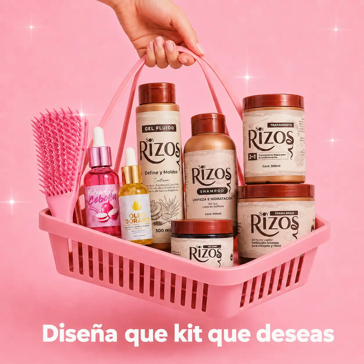ARMA TU KIT SOY RIZOS | COMBO BASE: TRATAMIENTO, CREMA Y SHAMPOO