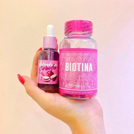BIOTINA + EXTRACTO DE CEBOLLA