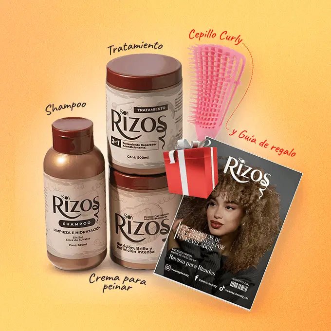 Kit Soy Rizos para niñas: Shampoo, Acondicionador y Crema + REGALO 🎁✨