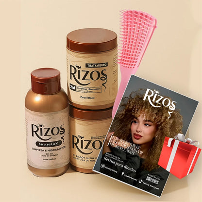 Kit Soy Rizos: Shampoo, Acondicionador y Crema + REGALO 🎁✨