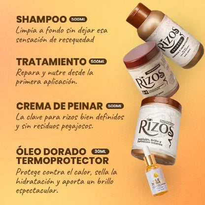 Kit Soy Rizos + 2️⃣ Óleo Dorado + REGALO 🎁✨