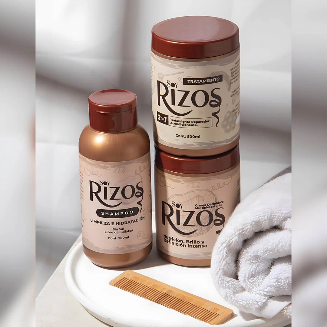 Kit Soy Rizos para niñas: Shampoo, Acondicionador y Crema + REGALO 🎁✨