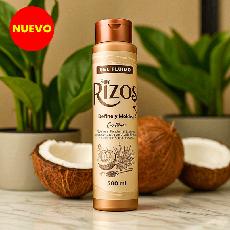 Rizos mas largos y Definidos por días | GEL FLUIDO SOY RIZOS® 500ML ...
