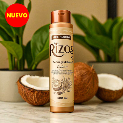 Rizos mas largos y Definidos por días | GEL FLUIDO SOY RIZOS® 500ML