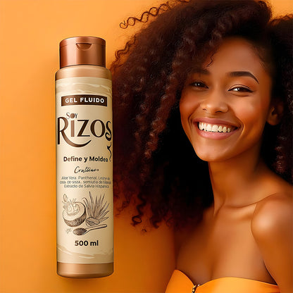 Rizos mas largos y Definidos por días | GEL FLUIDO SOY RIZOS® 500ML
