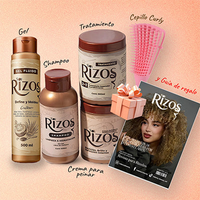 Kit Soy Rizos: Gel, Shampoo, Acondicionador y Crema + REGALOS