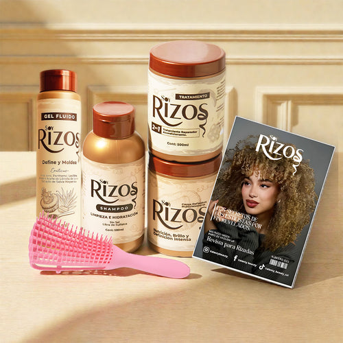 Kit Soy Rizos: Shampoo, Acondicionador, Crema y Gel + 2 Regalos 🎁