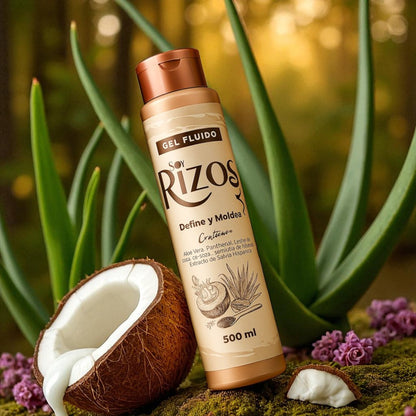 Rizos mas largos y Definidos por días | GEL FLUIDO SOY RIZOS® 500ML