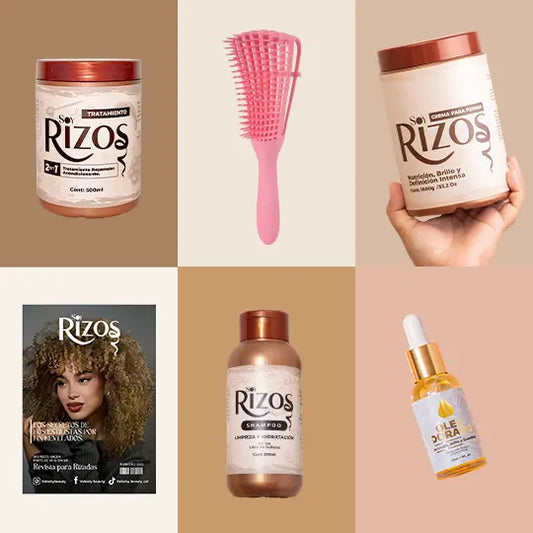 Kit Soy Rizos con Crema de 1 Kilo + Óleo Dorado + REGALO 🎁✨
